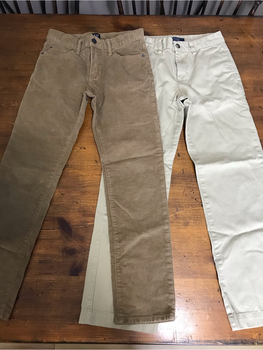 Polo by Ralph Lauren Kids Corduroy and Chino Pants in Brown and Cream